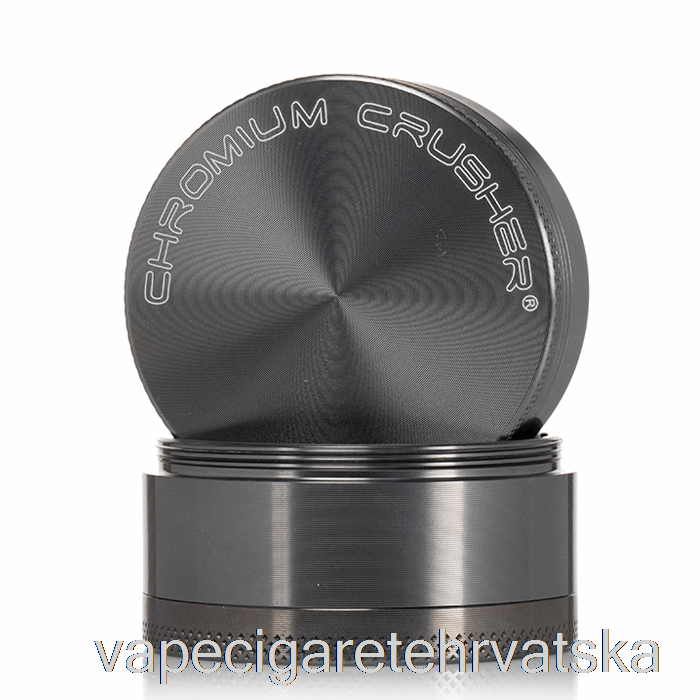 Vape Hrvatska Chromium Crusher 2.2inch 4-dijelni Mlin Sivi